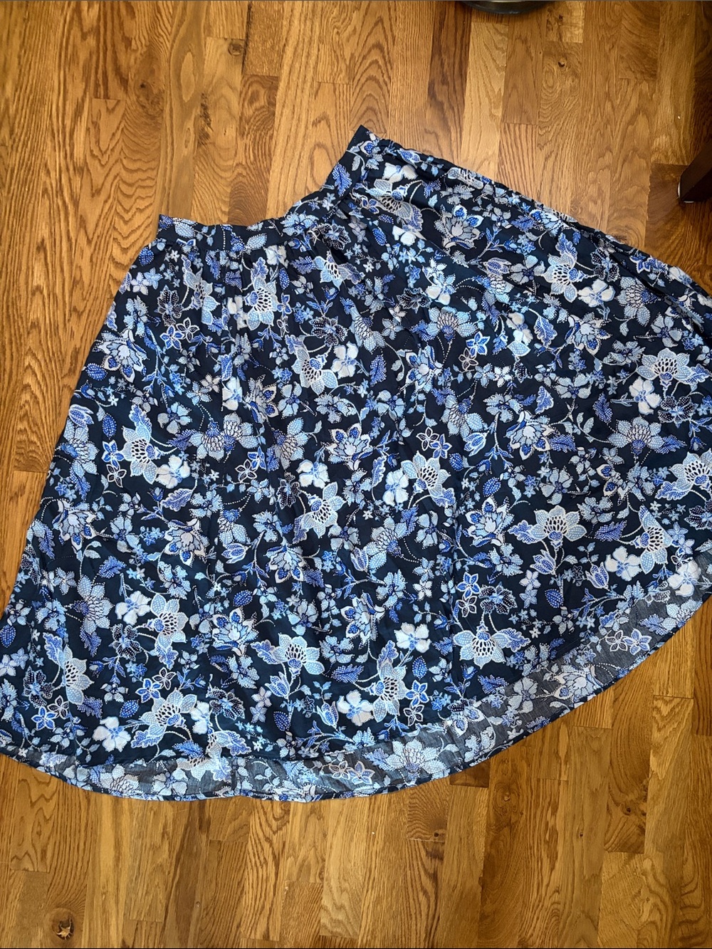 Women's Navy Blue Floral skirt